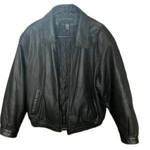 Croft and barrow Leather Jacket size M